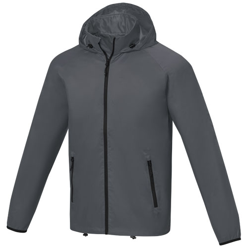 Veste pluie légère personnalisable homme Dinlas Gris storm